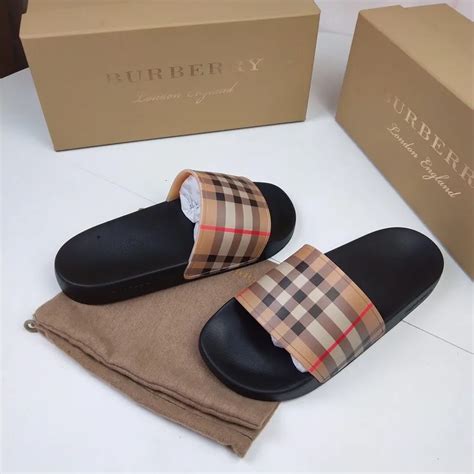 burberry slippers men|burberry slippers women.